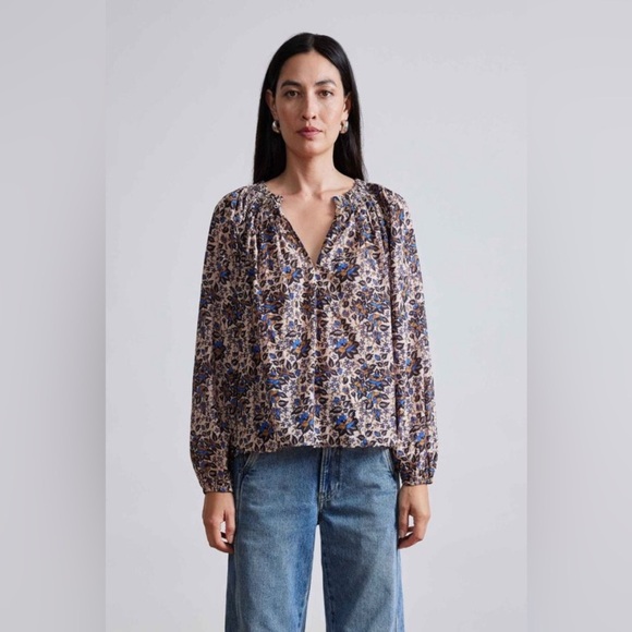 APIECE APART
ESPARTA TOP - FOLK FOLIAGE LIGHT SZ Small - Picture 3 of 15